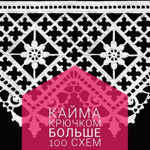 Подборка схем и описаний для вязания крючком каймы и обвязки