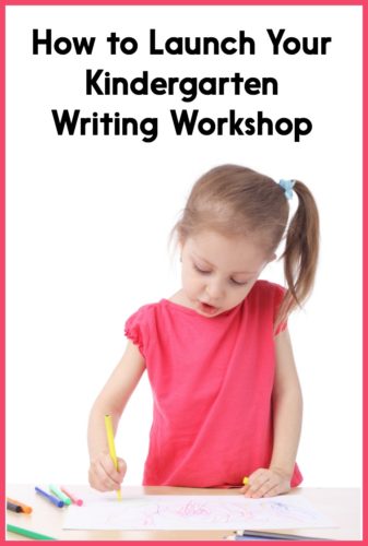 This post walks you through an easy, step-by-step process for setting up your Kindergarten writing workshop! It