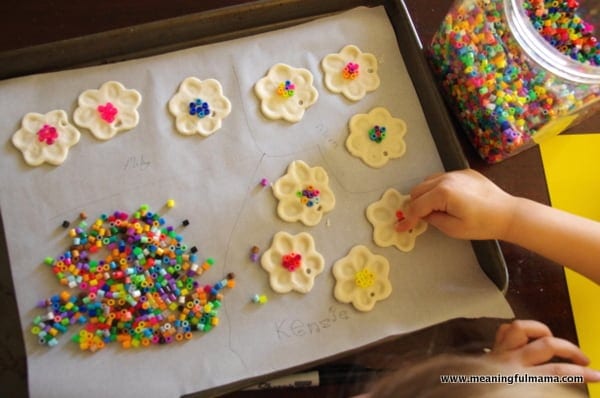 1-spring flower craft salt dough fingerprint Mar 17, 2014, 3-027
