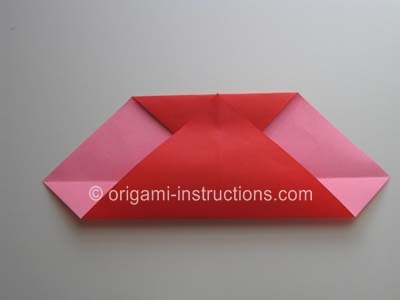 Easy Origami Heart Step 6