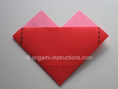Easy Origami Heart Step 10