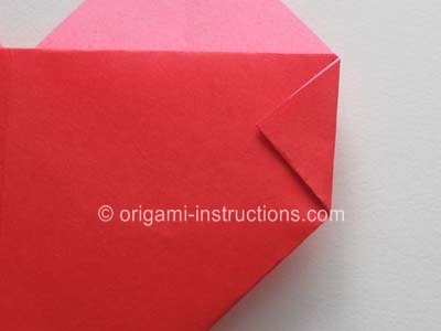 Easy Origami Heart Step 10