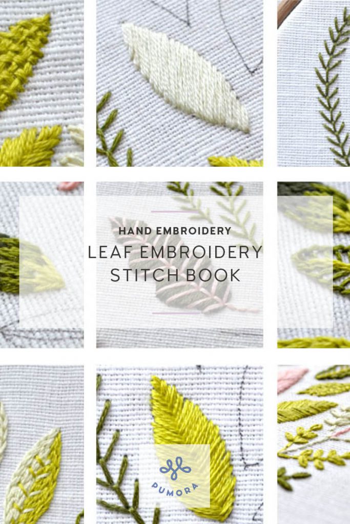 leaf embroidery ebook