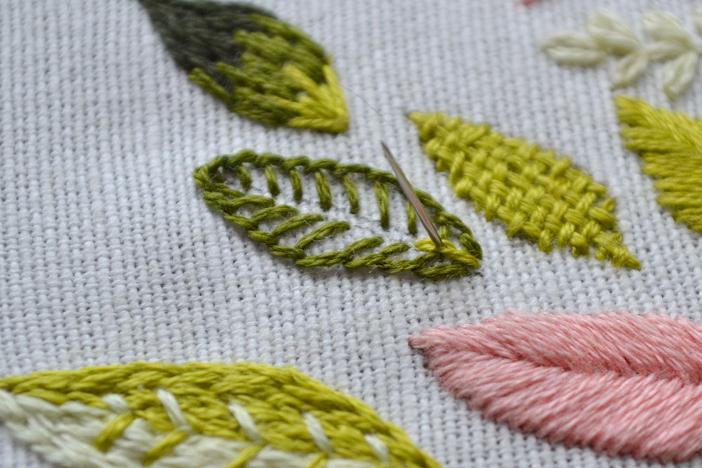 leaf embroidery ebook