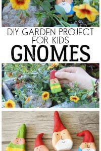 Garden Gnomes Craft Project for Kids to Make these Simple Gnomes to use as stone markers