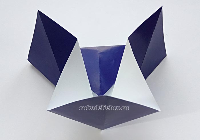 Голова мыши оригами