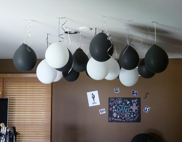 шары под потолок без гелия фото