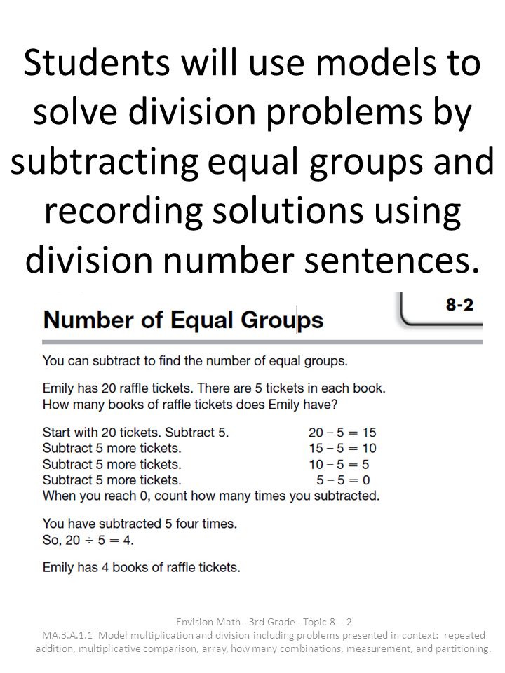 Envision Math - 3rd Grade - Topic 8 - 2