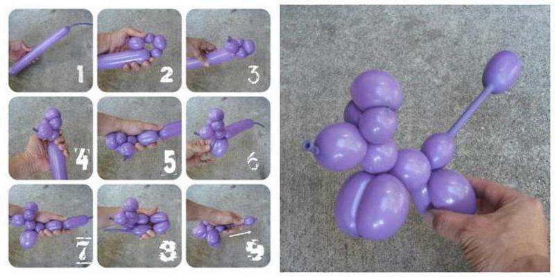 Фигурки из шариков колбасок: инструкция для начинающих
