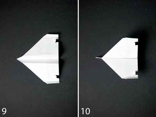 Как сделать из бумаги самолётик Стилс - Шаг 3