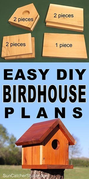 Easy DIY Birdhouse plans to attract bluebirds, swallows, chickadees, nuthatches, warblers, woodpeckers, wrens, and other birds to your backyard or garden.