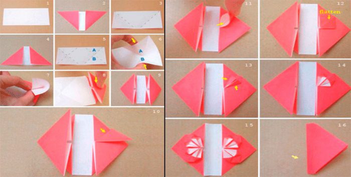 сердце оригами мастер-класс