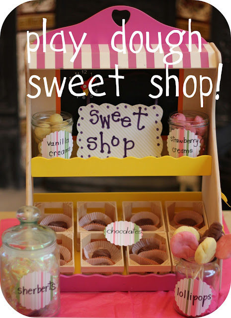 play dough candy store sweet shop play