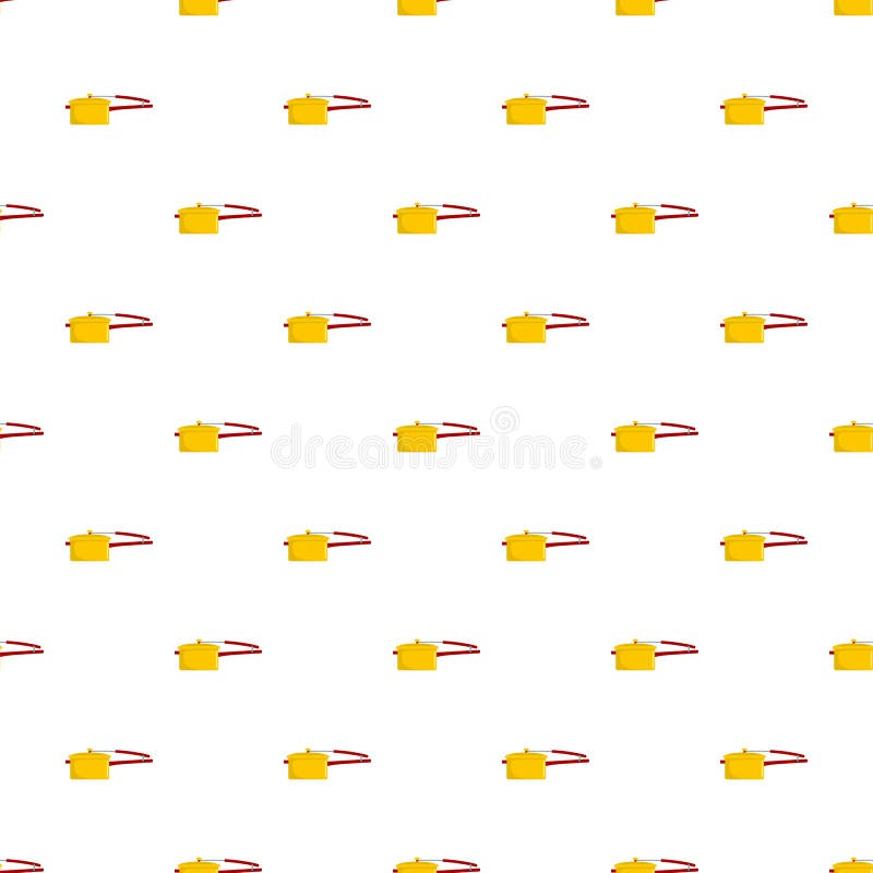 Cooking pan pattern seamless vector. Repeat for any web design royalty free illustration