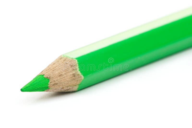 Green pencil vector illustration
