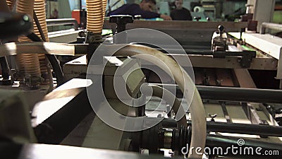 Large Typographical Printer Works stock video