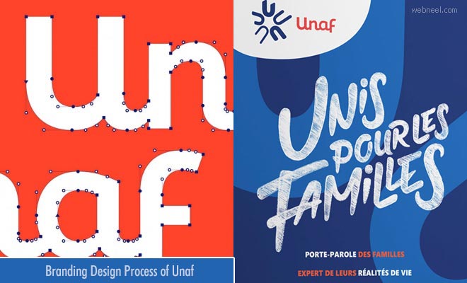 Design Process of Unaf - Logo and Branding Identity Designs by Grapheine