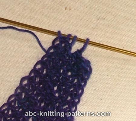 Small Garter Stitch Triangular Shawl with Unraveled Fringe (Baktus)