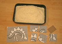 Dinosaur Fossil Puzzle Dig