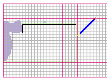 Graph Paper Over a Pattern