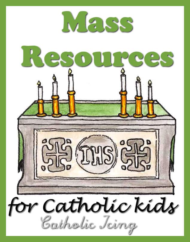 mass resources for catholic kids