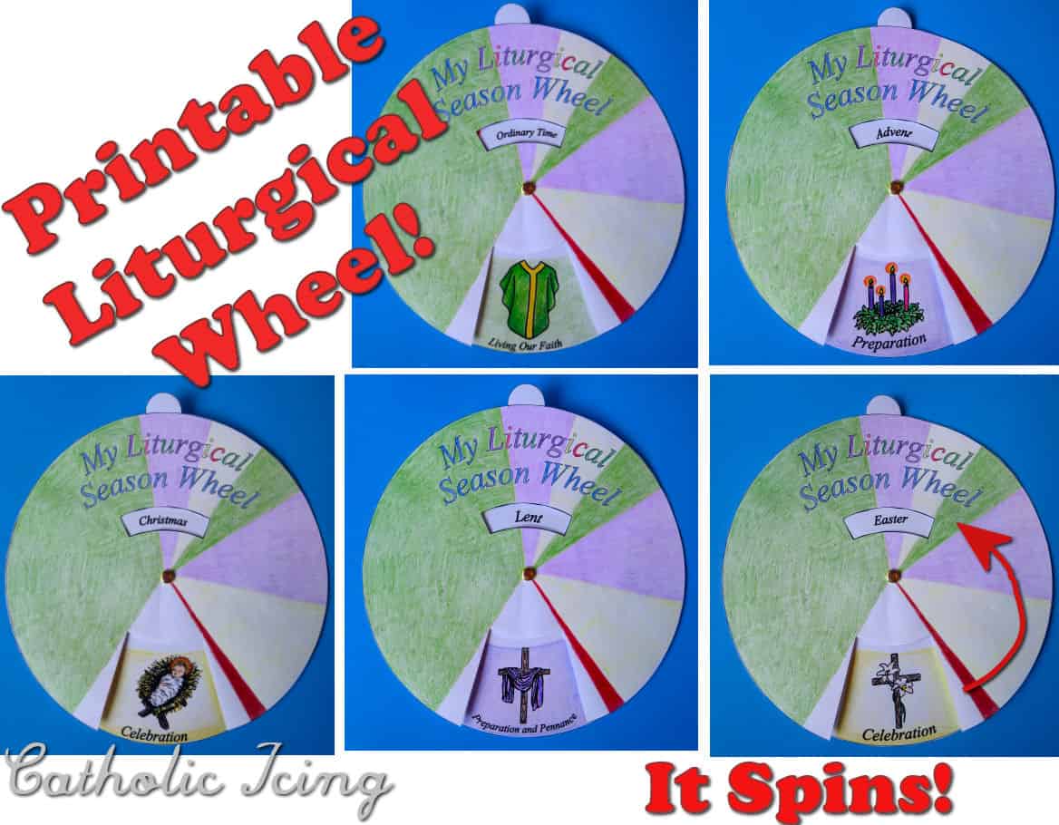 printable liturgical season wheel that spins