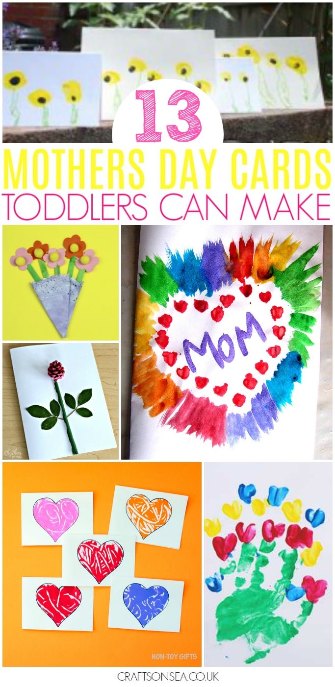 mothers day cards for kids to make toddlers preschool