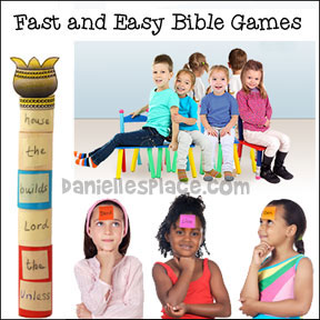 Fast and Easy Bible Games for Children