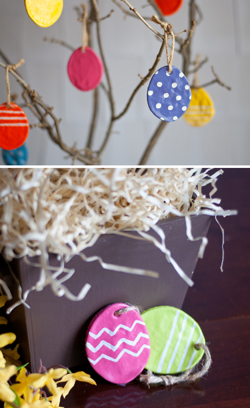 DIY Salt Dough Easter Eggs featured by popular lifestyle blogger, Design Mom