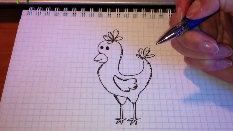 Рисунки для начинающих ручкой