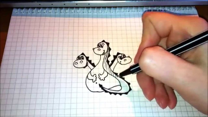 Рисунки ручкой в тетради прикольные