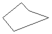 outline of an irregular polygon