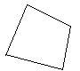 outline of a 4-sided polygon