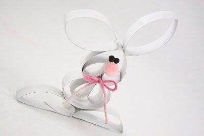 toilet-paper-roll-bunny-Creative DIY Toilet Paper Roll Craft Ideas and Tutorials