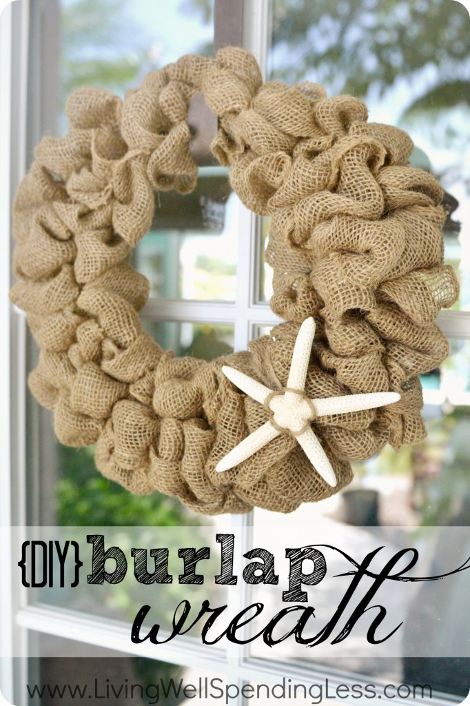 DIY Burlap Wreath 