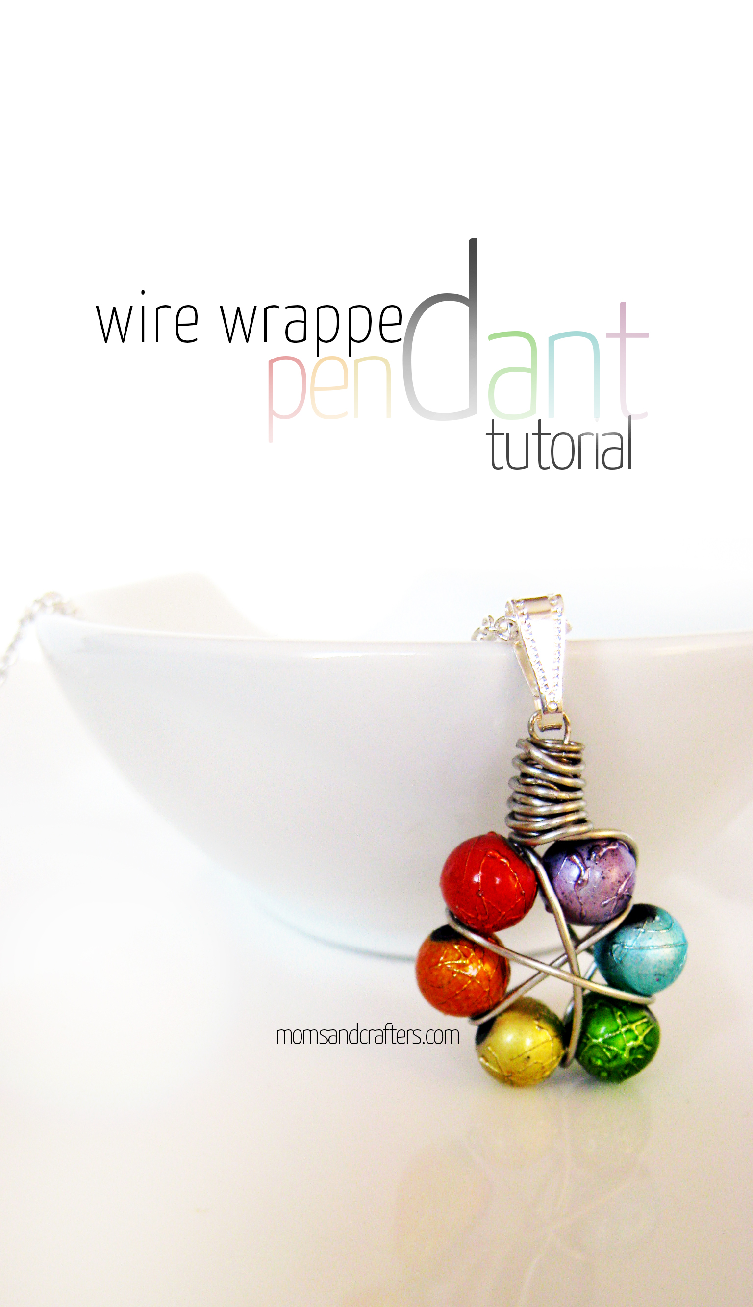 How to Make a Wire Wrapped Pendant - full DIY Tutorial
