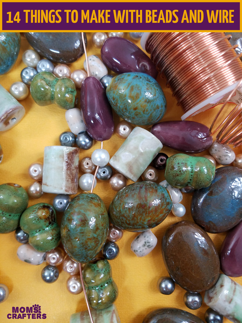 14 things to make with beads and wire - including awesome wire wrapping tutorials and DIY beading and jewelry making tutorials! You