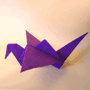 origami flapping bird