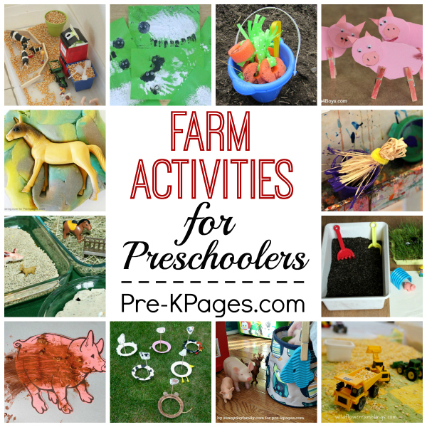 Preschool Farm Theme Activities