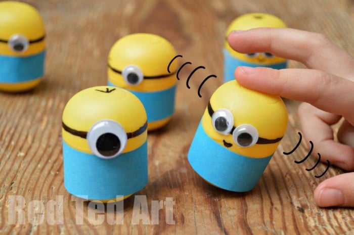 Minion Craft Ideas - Weebles from Kindersurprise Eggs