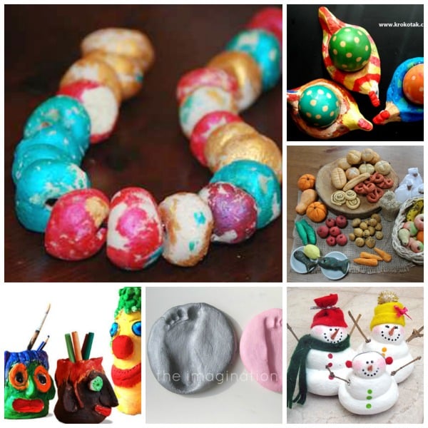 Salt Dough Craft Ideas for Kids - such a fun, inexpensive and versatile craft material