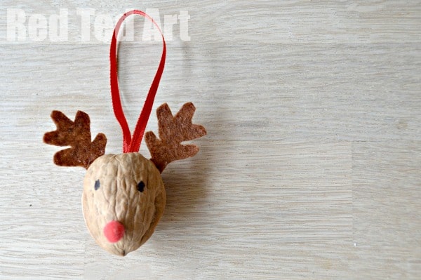 Cute Reindeer Ornament - Walnut Crafts