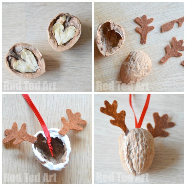 Walnut Crafts - Reindeer Ornament