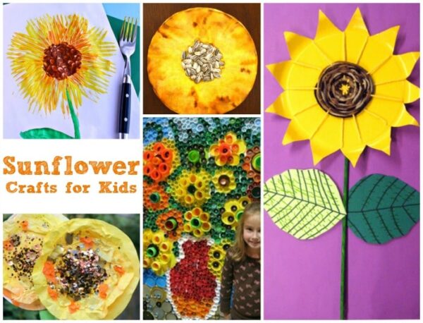 Wonderful Sunflower Crafts for Kids - explore this wonderful flower in so many different ways. Simply gorgeous Sunflower Crafts to inspire!