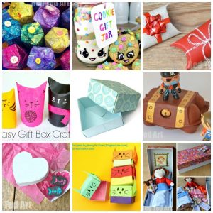 Over 15 Quirky Gift Box ideas for kids to make and enjoy! Great for individual gifts or party treat boxes