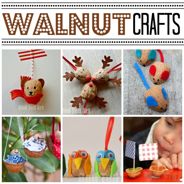 We love traditional Walnut DIYs. Walnuts are quirky, wonderfully textured and there are so many thing you can make! Crafting with Walnuts is fun and always reminds me of Autumn and Christmas. Check out these easy walnut crafts for kids!