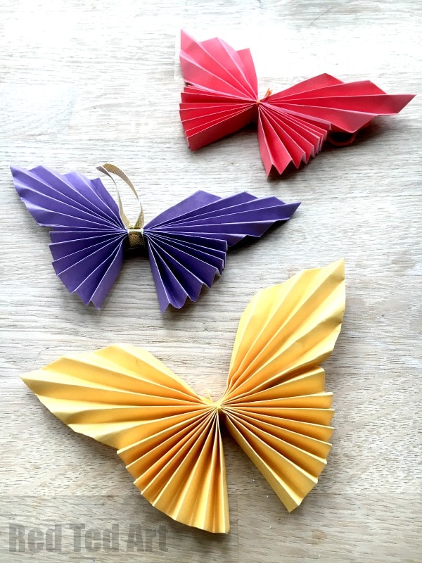 How to make a paper butterfly