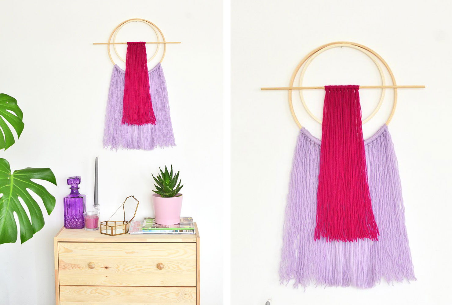 diy room decor yarn art500