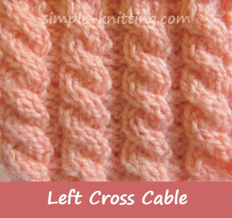 Knitting cables