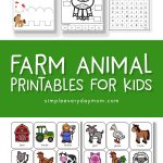 farm animal printables